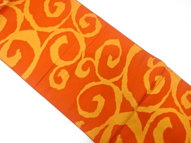 JAPANESE KIMONO / ARABESQUE PATTERN WEAVING FUKURO OBI